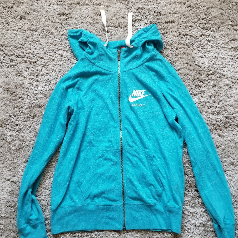 Light zip-up hoodie